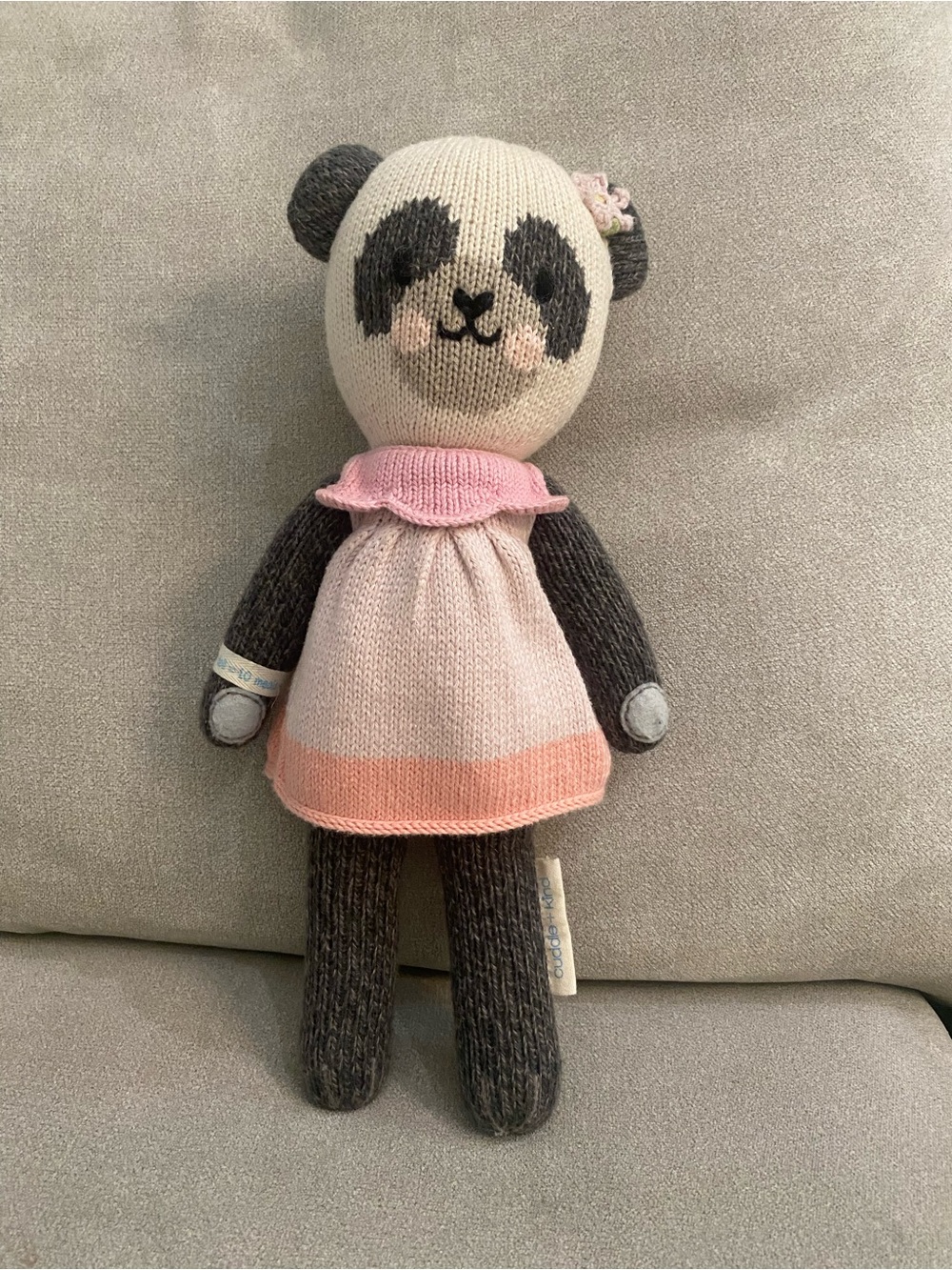 Cuddle + Kind, 13”, Polly the Panda, Stuffed Toy